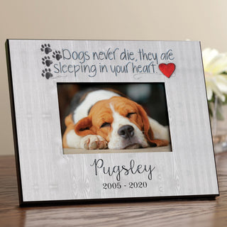 Dogs Never Die Personalized Picture Frame