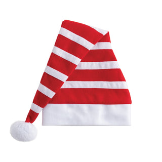 Red & White Striped Elf Hat