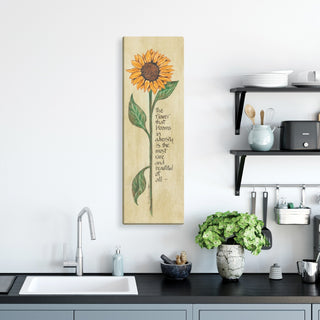 Flower That Blooms In Adversity 6x18 Canvas