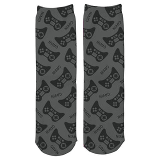I'm Busy Gaming Personalized Adult Crew Socks