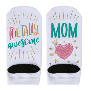 TOE-TALLY Awesome Mom Adult No-Show Socks