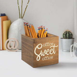 Office Sweet Office 5x5 Wood Storage Box