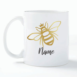 Queen Bee Personalized White Coffee Mug - 11 oz.