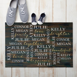 Our Family Names Personalized Standard Doormat