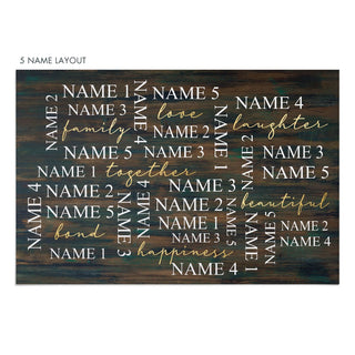 Our Family Names Personalized Standard Doormat