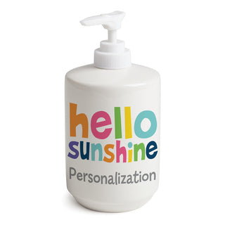 Hello Sunshine Personalized Soap Dispenser