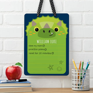 Dinosaur Personalized Hanging Dry-Erase Board