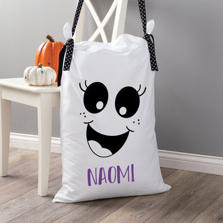Girly Ghost Face Personalized Pillowcase