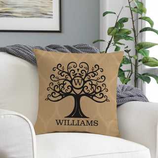 Family Tree Personalized 17" Throw Pillow