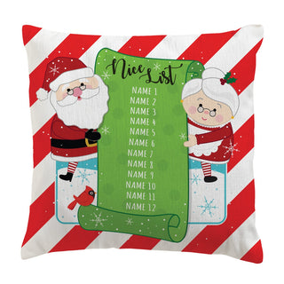 Grandparent's Christmas List 17" Throw Pillow