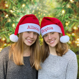 Red & White Personalized Santa Hat 