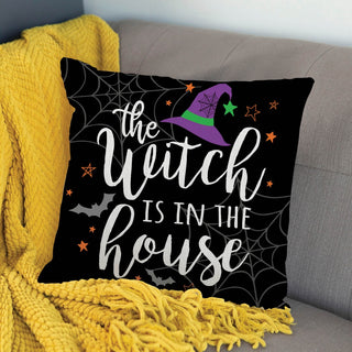 The Witch Is In The House Throw Pillow