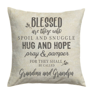 Blessed Grandparents Personalized 17" Throw Pillow