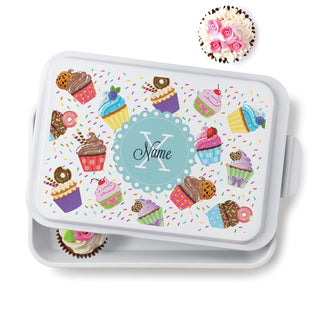 Sweet Cupcakes And Treats Personalized Cake Pan