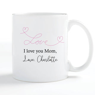 Love Between A Mother & Daughter Knows No Distance White Coffee Mug - 11 oz.