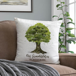 Tree Of Love Personalized 17" Throw Pillow