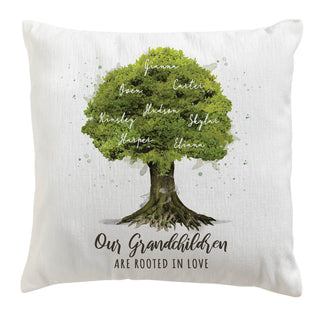 Tree Of Love Personalized 17" Throw Pillow