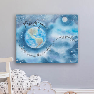 In All the Universe Personalized 16x20 Canvas