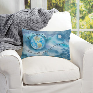 In All the Universe Personalized Lumbar Throw Pillow