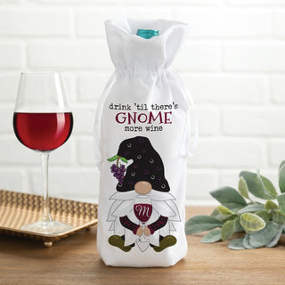 Gnome More Wine Personalized Wine Bag