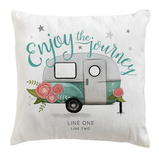 Enjoy The Journey Personalized 17" Throw Pillow