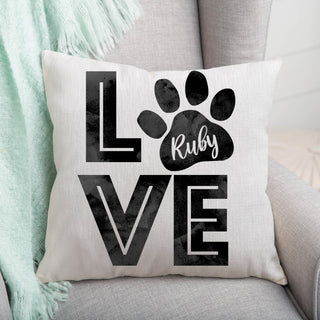 Love My Pooch Personalized 14" Throw Pillow
