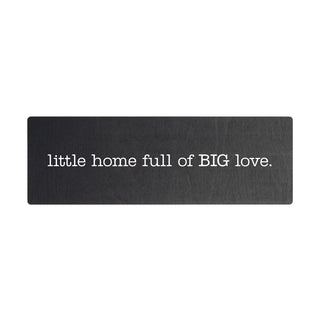 Write Your Own One Line Message Black Wood Art Plaque