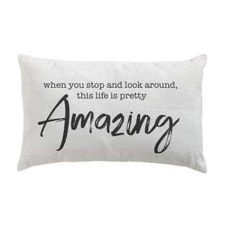 Life Is Amazing Lumbar Throw Pillow