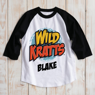 Wild Kratts Logo Personalized Black Sports Jersey