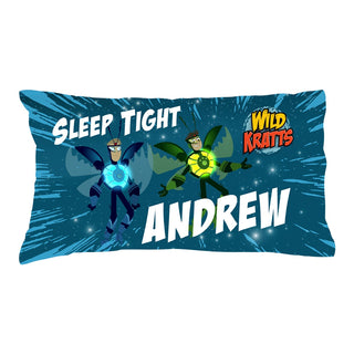 Wild Kratts Sleep Tight Personalized Pillowcase