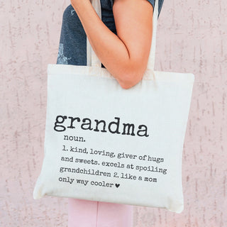 Grandma Definition White Tote Bag