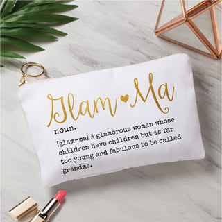 Glamma Definition Zipper Pouch