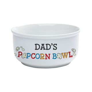 Any Title Personalized Ceramic Popcorn Bowl