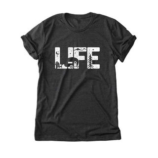Camp LIFE Adult Charcoal T-Shirt