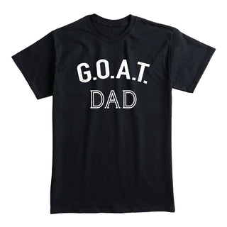 G.O.A.T. Dad Black Adult T-Shirt
