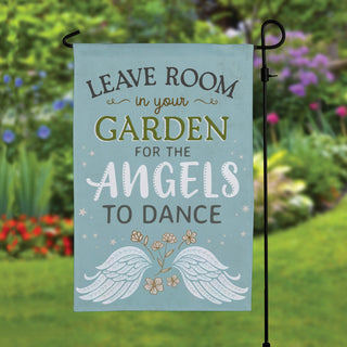 Leave Room For The Angels To Dance Garden Flag