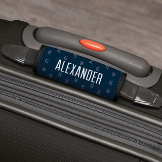 Contemporary Men's Design Personalized Luggage Wrap