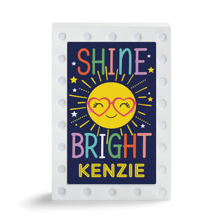 Shine Bright Personalized Marquee Light Up Box