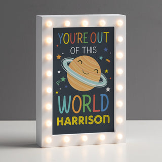 Out of this World Personalized Marquee Light Up Box