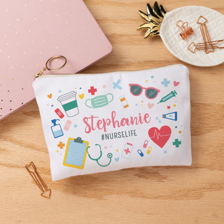 Nurse Life Personalized Zipper Pouch