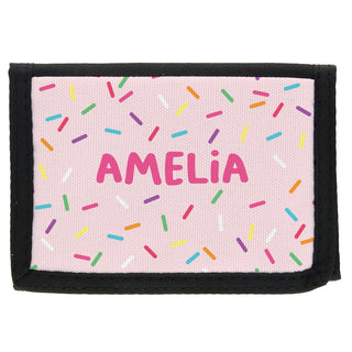 Rainbow Sprinkles Personalized Wallet