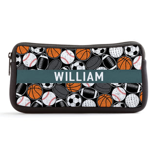Sports Balls Personalized Pencil Case