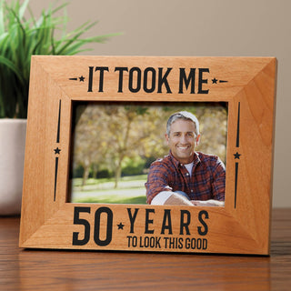 Looking Good Birthday Wood Picture Frame