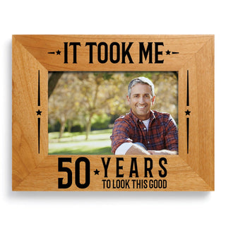 Looking Good Birthday Wood Picture Frame