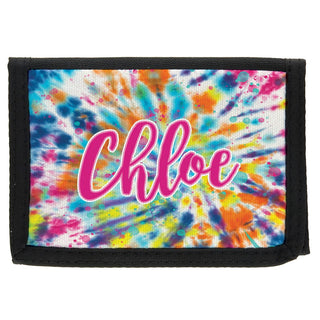 Pink Name Tie Dye Wallet