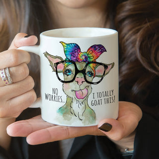 I Goat This! Personalized White Coffee Mug - 11 oz.