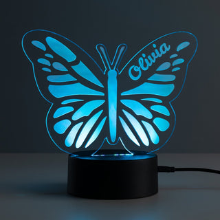 Butterfly Personalized Acrylic LED Night Light