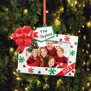 Christmas Gift Photo Frame Personalized Ornament