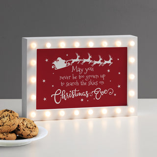 Never Too Old Marquee Light Up Box
