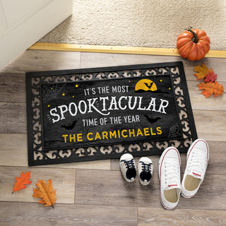 Spooktacular Personalized Insert and Ornate Rubber Doormat Frame
